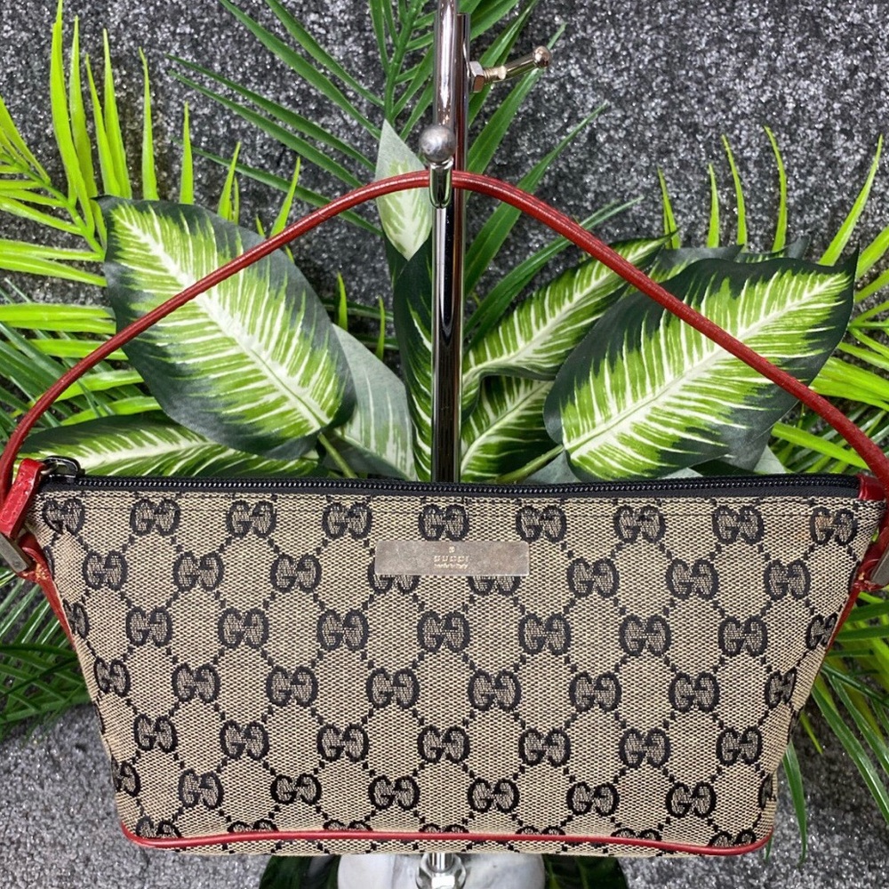 Black & red vintage gucci bag